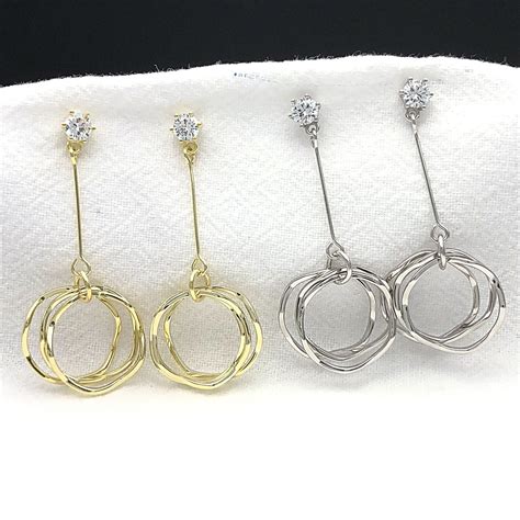 hypoallergenic dangle earrings|More.